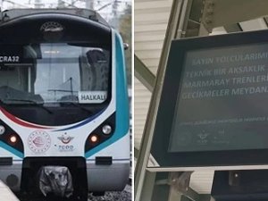 Marmaray’da arıza: Seferler aksadı!