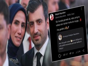 Selçuk Bayraktar'dan Sümeyye Erdoğan'a romantik karşılama!
