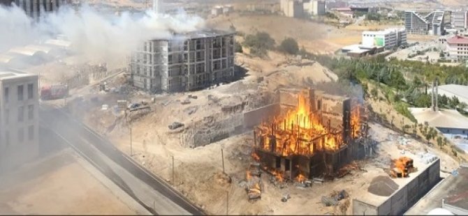 Orman Genel Müdürlüğü binası bile yanıyor!