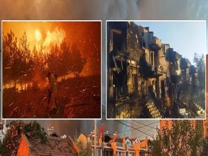 Çanakkale ve Manisa'daki yangınlar sürüyor!