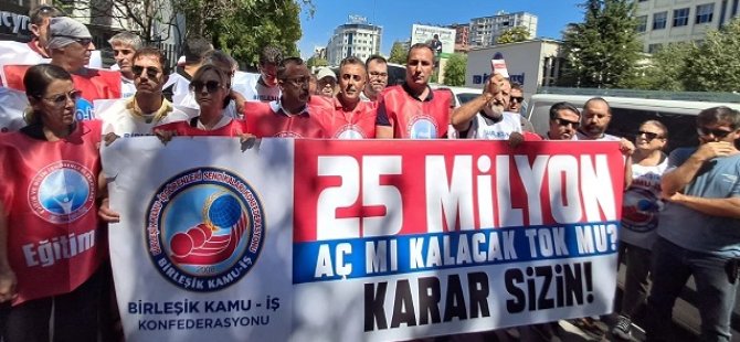 Memurların Cumhurbaşkanlığı'na yürüyüşüne ‘Polis’ engeli!