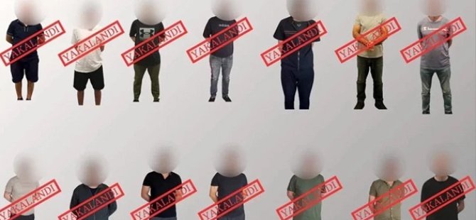 Kırmızı bültenle aranan 14 suçlu yakalandı!