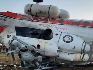 İran'da ‘Kızılay’ helikopteri düştü: 2 ölü