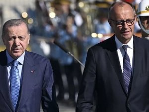 Erdoğan, Almanya Başbakanı Merz'i kabul etti!