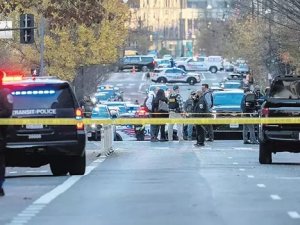 Washington'daki saldırı anının görüntüleri çıktı!