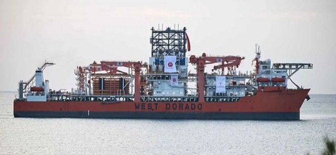 6. sondaj gemimiz ‘West Dorado’, Mersin’e geldi