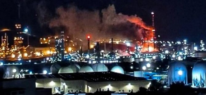 TÜPRAŞ rafinerisinde yangın çıktı!