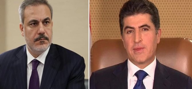 Hakan Fidan ile Neçirvan Barzani, telefonda konuştu!