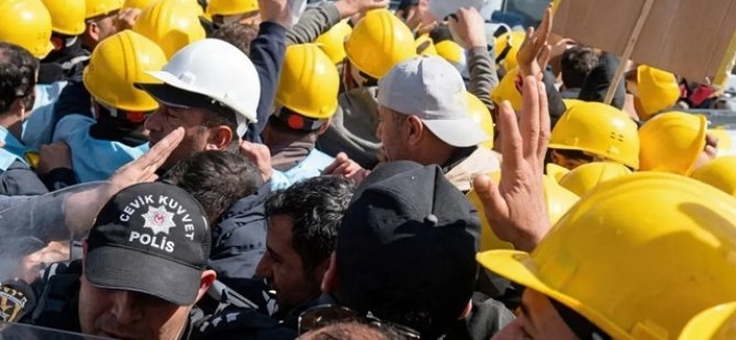 Madenciler, Bakanlığa yürümek istedi: Engellendiler!