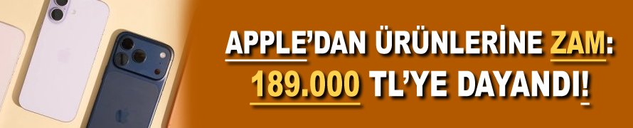 Apple'dan ürünlerine zam: 189.000 TL'ye dayandı!