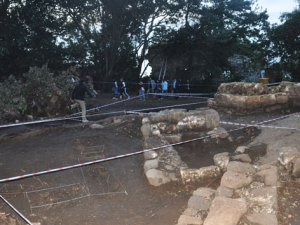 Giresun Adası'nda tarihi mezar ve kalıntılar bulundu