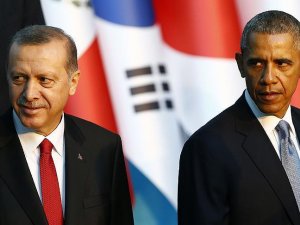 Cumhurbaşkanı Erdoğan, Obama ile görüşüyor