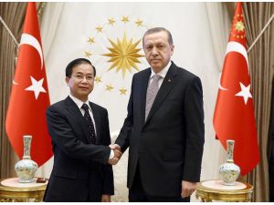 Erdoğan, Vietnam Büyükelçisi Tuan'ı kabul etti