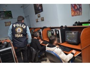 Uşak’ta Polisin Gözü İnternet Cafeler Üzerinde
