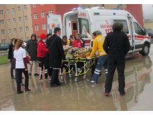 Kalp hastası ambulans helikopter ile sevk edildi