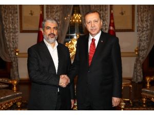 Cumhurbaşkanı Erdoğan, Halid Meşal’i Kabul Etti