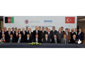 Afganistan Cumhurbaşkanı, Deik Üyesi Türk İş Adamları İle Bir Araya Geldi