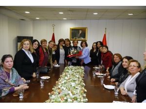 CHP Kadın Kollarının İlk Ziyareti Pekdaş’a