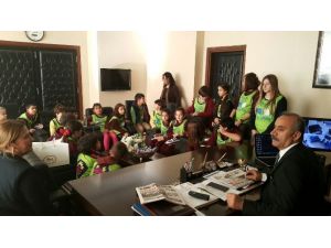 Eko TİM Öğrencilerinden Başkan Culha’ya Ziyaret