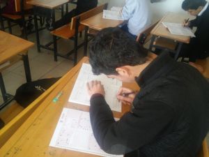 Kahta’da öğrencilere yönelik kazanım sınavı düzenlendi