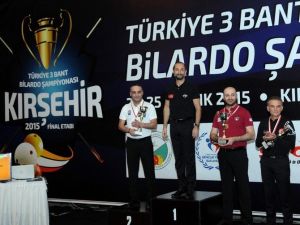 Türkiye 3 Bant Bilardo Şampiyonası Tamamlandı