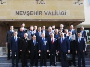 NEVBİAD heyeti Nevşehir Valisi Ceylan'ı ziyaret etti