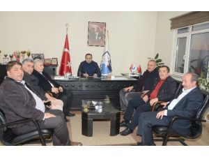 Büyükşehir Belediye Yöneticilerinden Bb Erzurumspor Kulüp Başkanı Ali Demirhan’a Hayırlı Olsun Ziyareti
