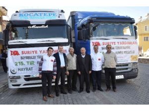 Fethiye’den Bayırbucak Türkmenlerine 2 Tır Yardım Gitti