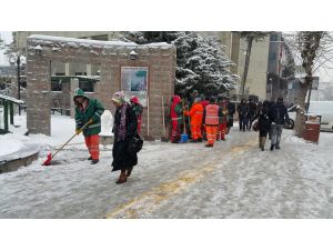 Van ve Hakkari'de 377 köy yolu kardan kapandı