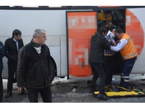 Trabzon’da Kar Yağışı Kazaları Beraberinde Getirdi