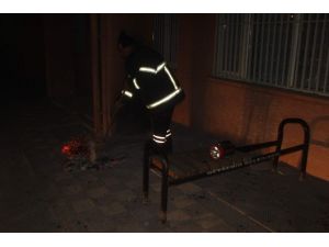 Beyşehir’de Okul Bahçesinde Yangın Alarmı