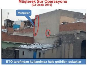 PKK’lı Teröristlerden Sur’da Kobani Taktiği