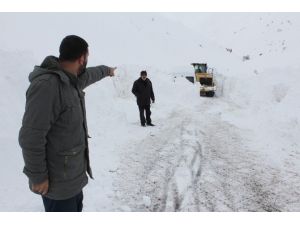 Kar Ve Çığ Nedeniyle Yüzlerce Araç Yolda Kaldı