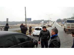 Eğri Çayı Köprüsü’nde Ki 2 Farklı Kazada, 4 Araç Birbirine Girdi