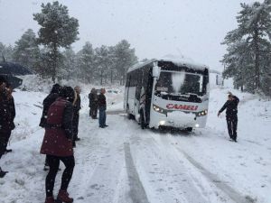 Fethiye - Çameli Karayolu Kar Nedeniyle Ulaşıma Kapandı