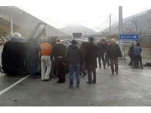 Gümüşhane’de Trafik Kazası: 4 Yaralı