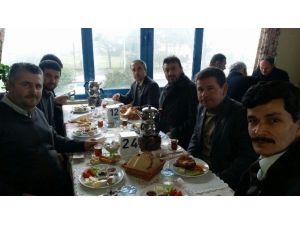 Din-bir-sen Üyeleri Kahvaltıda Bir Araya Geldi