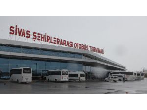 Sivas'ta otobüslere kış lastiği denetimi