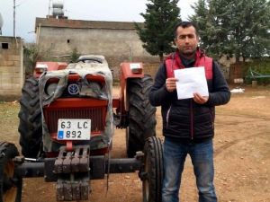 Şanlıurfa’daki Traktöre İstanbul’dan Hgs Cezası