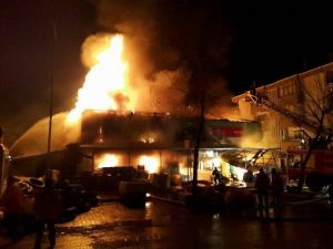 Erbaa’da Korkutan Yangın