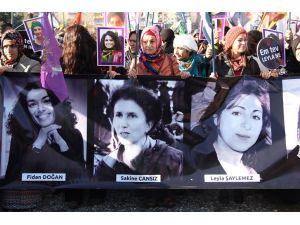 Öldürülen 3 PKK’lı kadın için yürümek isteyen gruba izin verilmedi