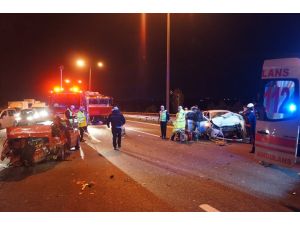 TEM'de kaza: 4 yaralı