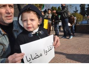 Reyhanlı’daki Suriyeliler Madaya’daki Açlığa Dikkat Çekti