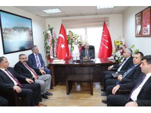 GMİS Yönetim Kurulundan CHP İl Ve İlçe Başkanlıklarına Ziyaret