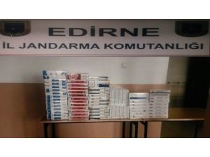 Edirne’de 5 Bin 270 Paket Kaçak Sigara Ele Geçirildi
