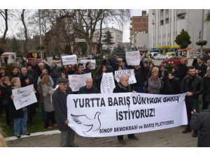 Sinop Demokrasi Ve Barış Platformu’ndan Basın Açıklaması