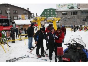 Uludağ’da Kayak Kazası: 1 Yaralı