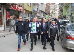 Trabzonspor Başkanı Usta, Bursaspor Parkı Ve Derneğini Ziyaret Etti