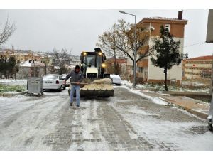 Malkara Belediyesi’nden Kar Çalışması