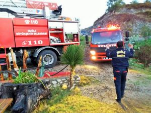 Fethiye'de bir restoranda yangın çıktı